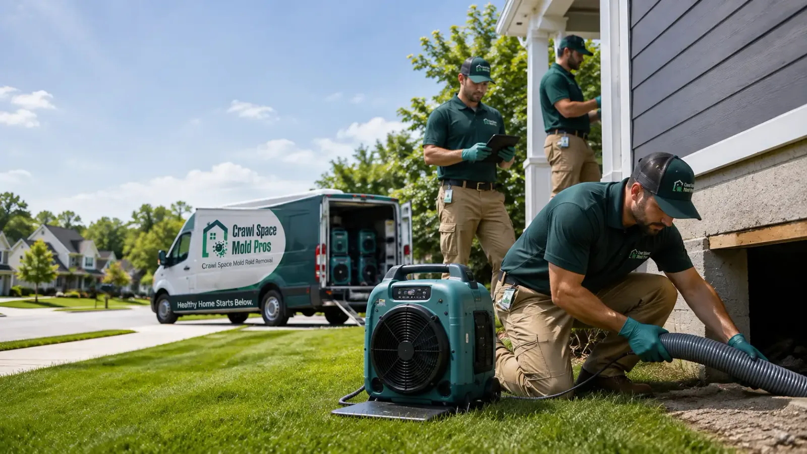 Crawl Space Mold Removal in Watkins, MN